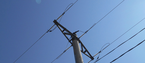 Liniile electrice pregatite pentru a fi probate